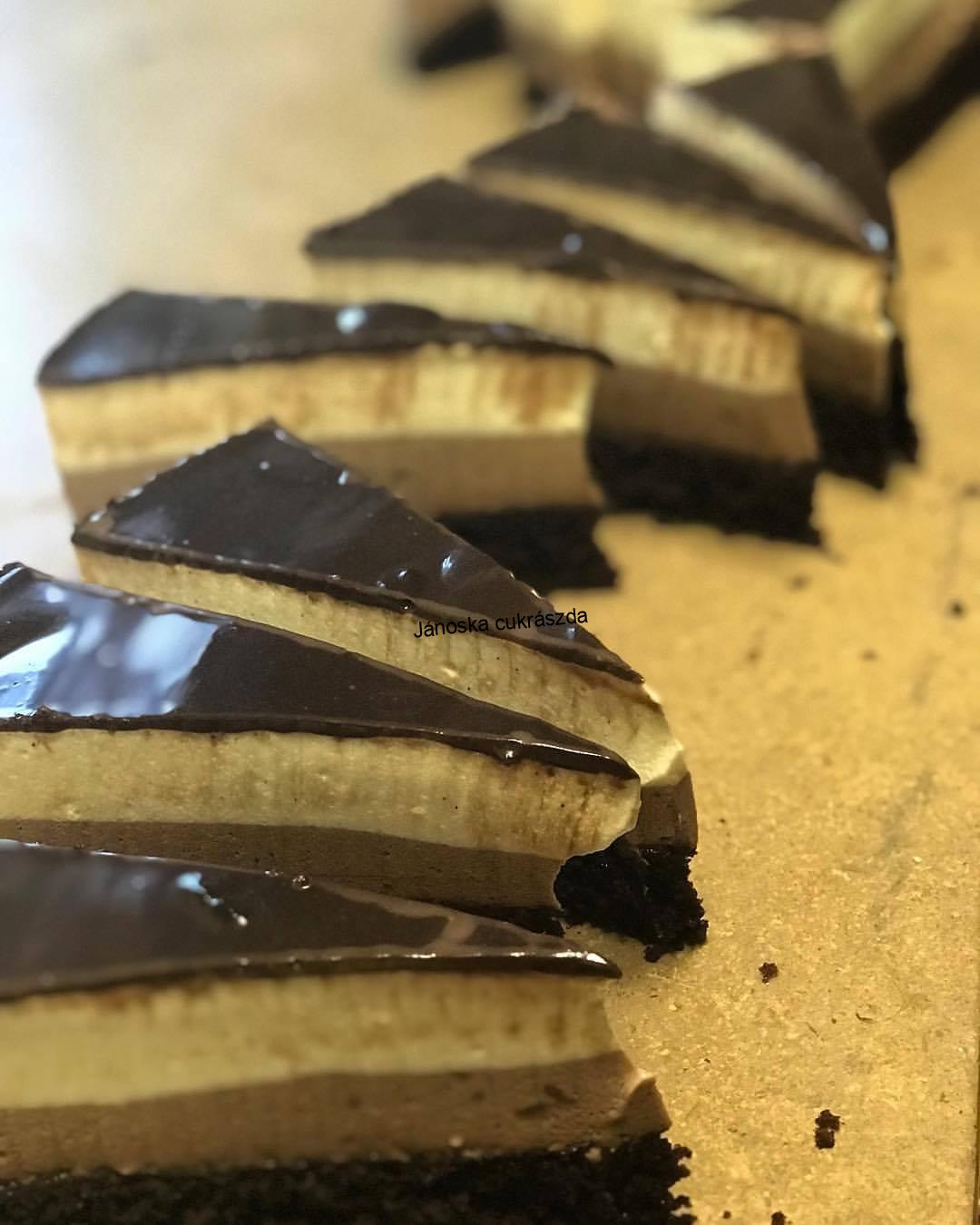 Tripla csokis tortaszelet 5db