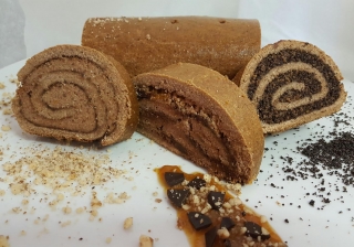 Glutén,cukor, tejmentes diós bejgli